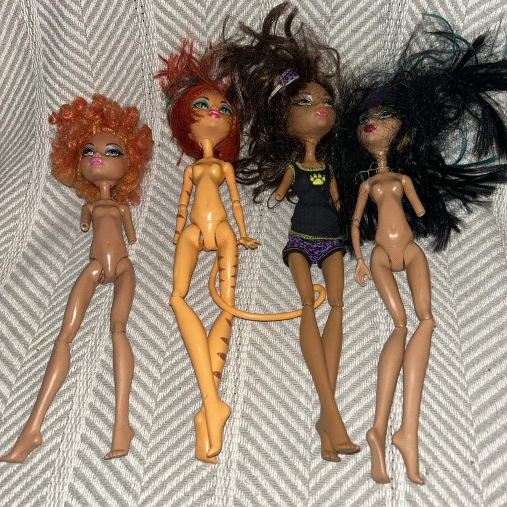 Monster High Doll Lot For Repair Or Customs Nude‎ OOAK Lot D3